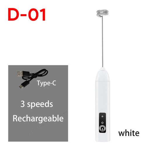 UPGRADED Electric Coffee Frother/MILK Whisk+Egg Beater MINI Food