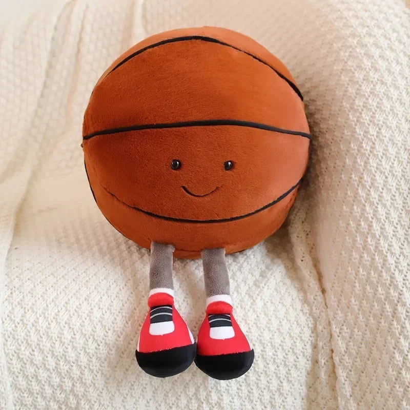 cm football doll, basketball plush toy, creative football doll,