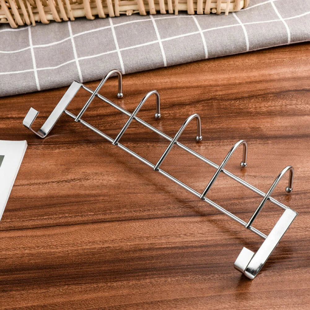 Bold Stainless Steel 5-hook Cabinet Door Back Hook 5 Hooks 24.5x9x2.39