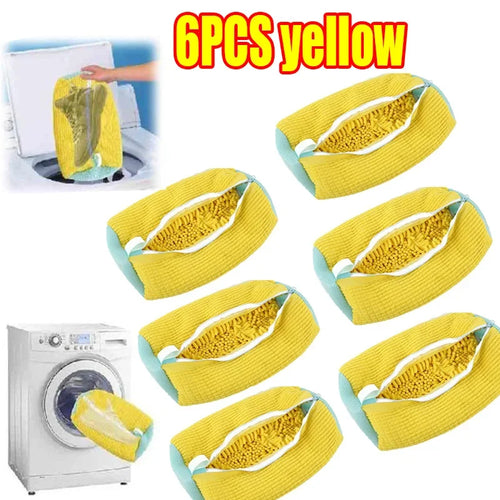 1/2PCS Wash Shoes Bag Padded Net Laundry Shoes Protector Fluffy fibers