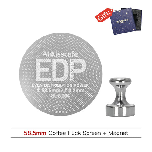 Alikisscafe Coffee Puck Screen 0.2mm Espresso Filter 51mm 53.5mm