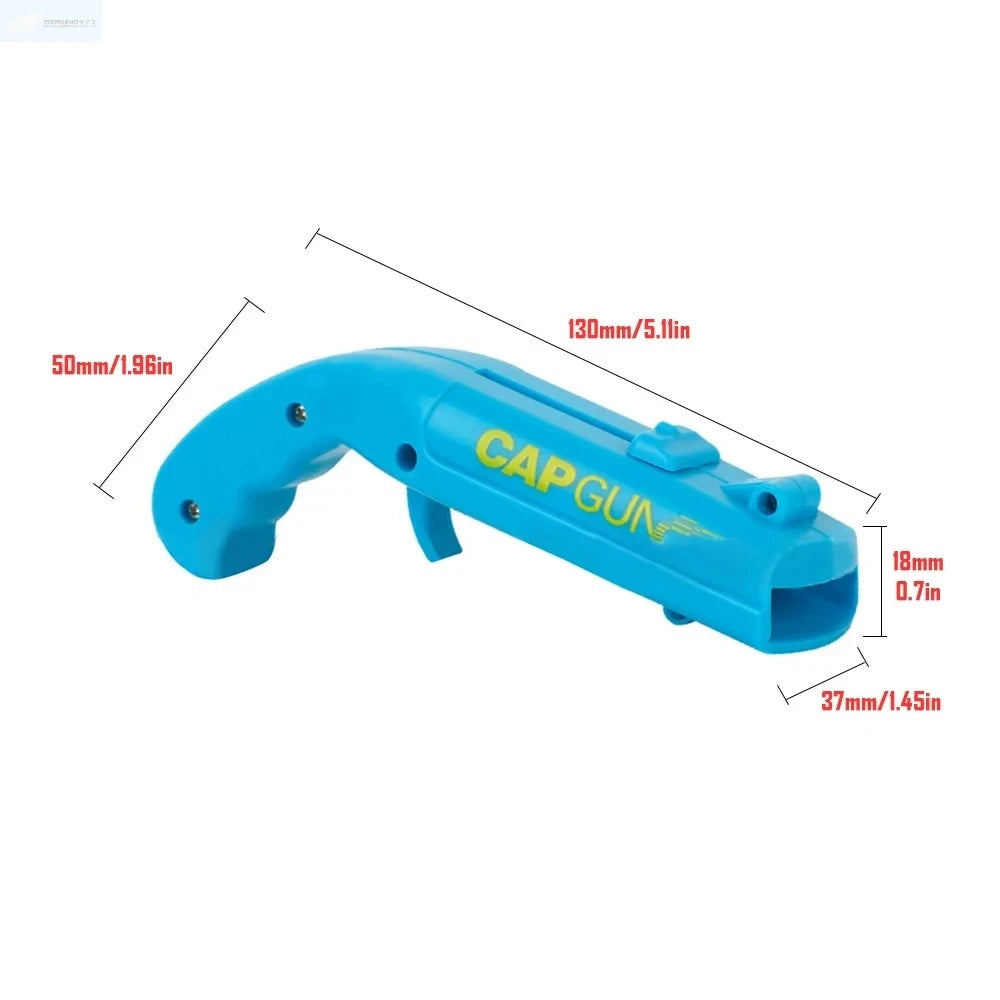 Portable Cap Gun Creative Flying Cap Launcher Beer Opener Bar Tools