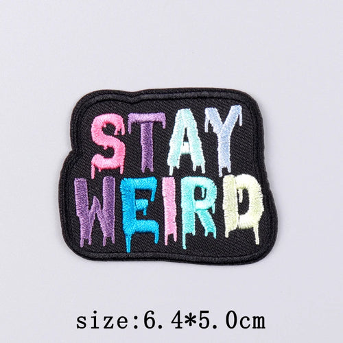 Punk Funny Patch Iron On Patches For Clothing Thermoadhesive Patches