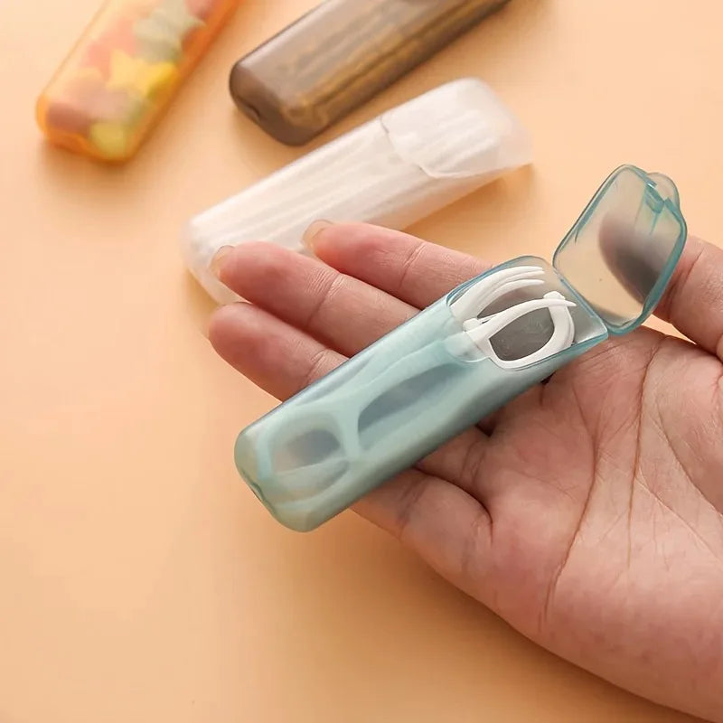 Mini Toothpick Storage Box with Lid Toothpick Box Portable Travel