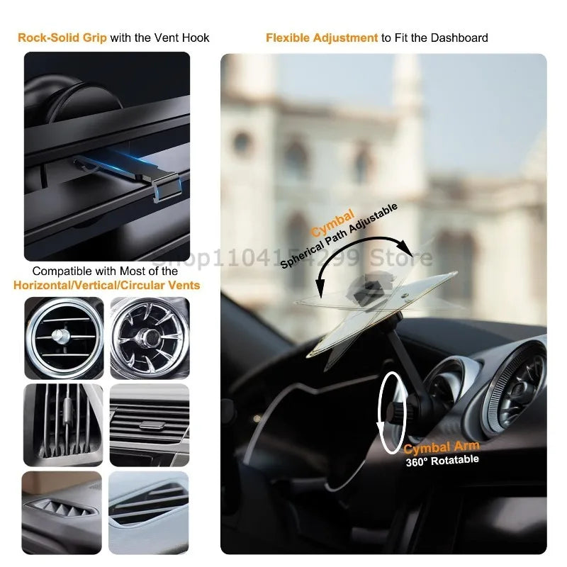 Universal Mini Drums Colliding With Cymbals Vent Decoration For Car