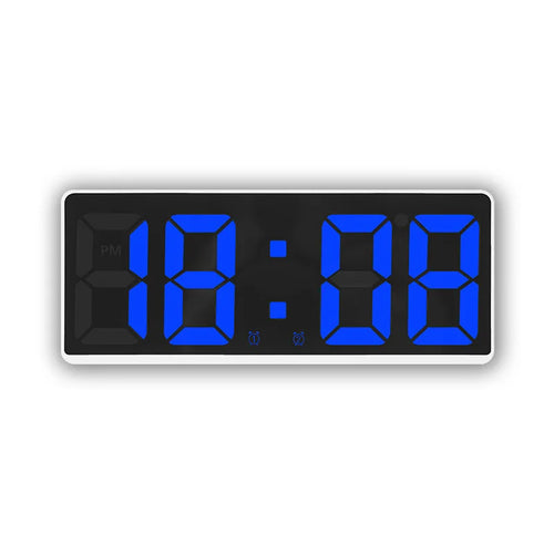 Digital Alarm Clock Voice Control Teperature Snooze Night Mode Desktop