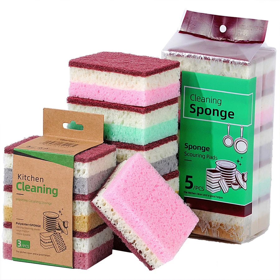 High density sponge cleaning cloth, dishwashing cloth, non greasy