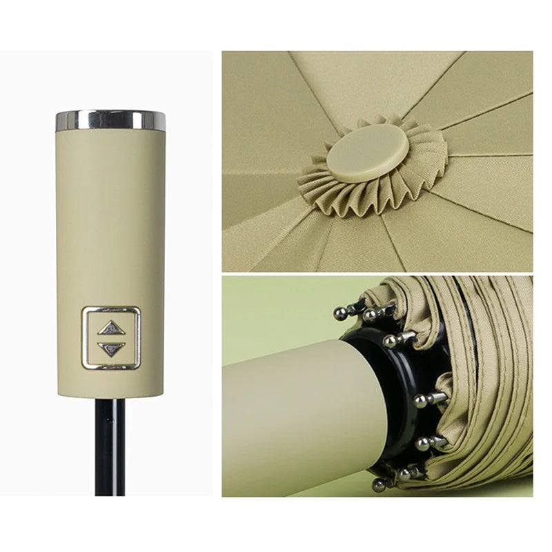 Automatic Umbrella UV Protection Compact Portable Sun/Rain Folding