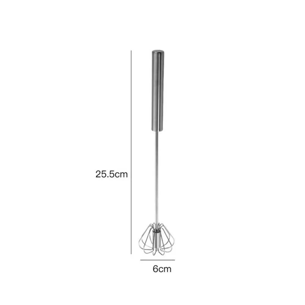 Stainless Steel Rotary Whisk Semi-Automatic Mixer Manual Whisk