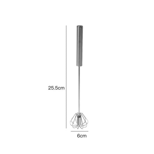 Stainless Steel Rotary Whisk Semi-Automatic Mixer Manual Whisk