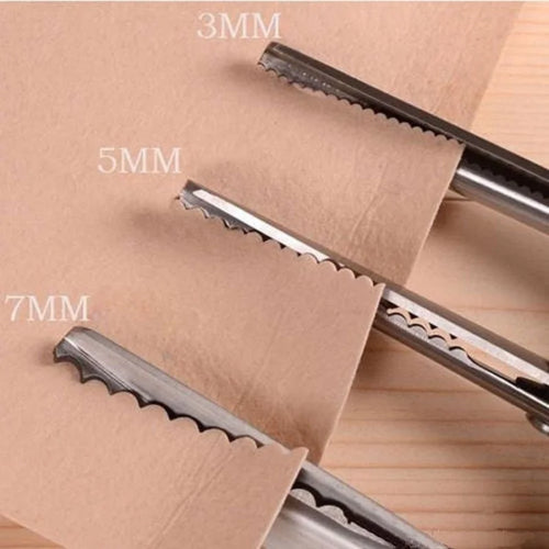DIY Necessary Sewing Tools Tailor's Scissors 3/5/7mm Wave Lace