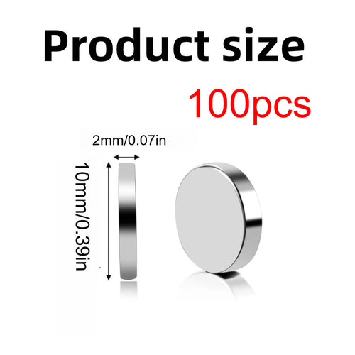 10x1/10x2/10x3mm-20/50/100pcs circular refrigerator magnets widely