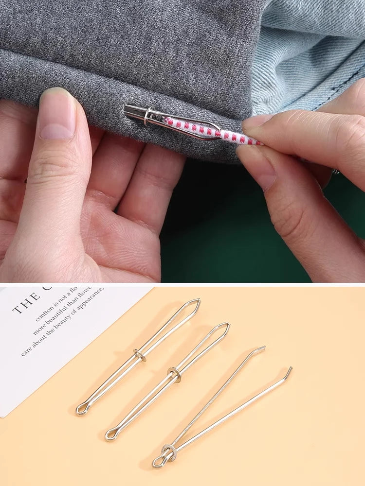 2/3/5/10pcs Stainless Steel Garment Clips Sewing DIY Tools Elastic