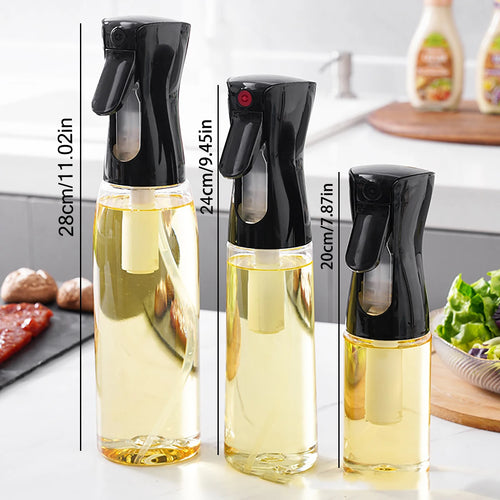 200/300/500ml Oil Spray Bottle Kitchen Baking Olive Oil Dispenser