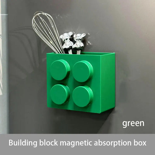 Magnetic wall-mounted narrow-edge kitchen straw, cling film storage