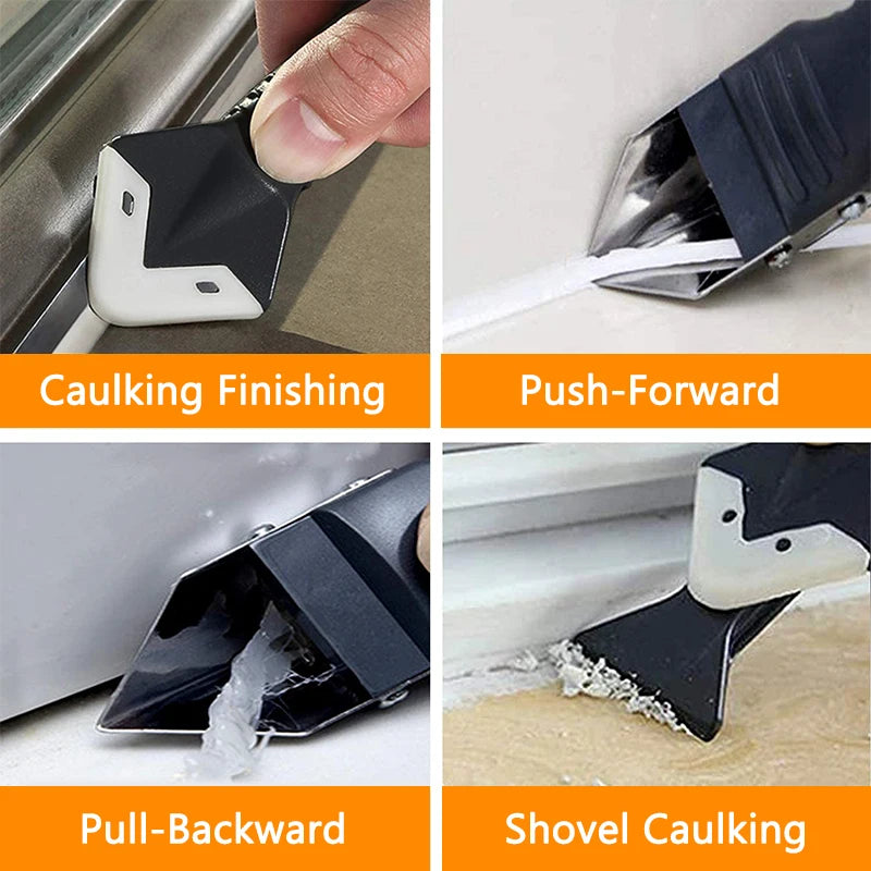 5 In 1 Silicone Scraper Glue Caulk Remover Caulking Finisher Smooth