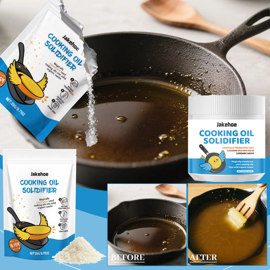 Cooking Oil Solidifier Powder Hot Grease Hardener For Used Fryer Oil