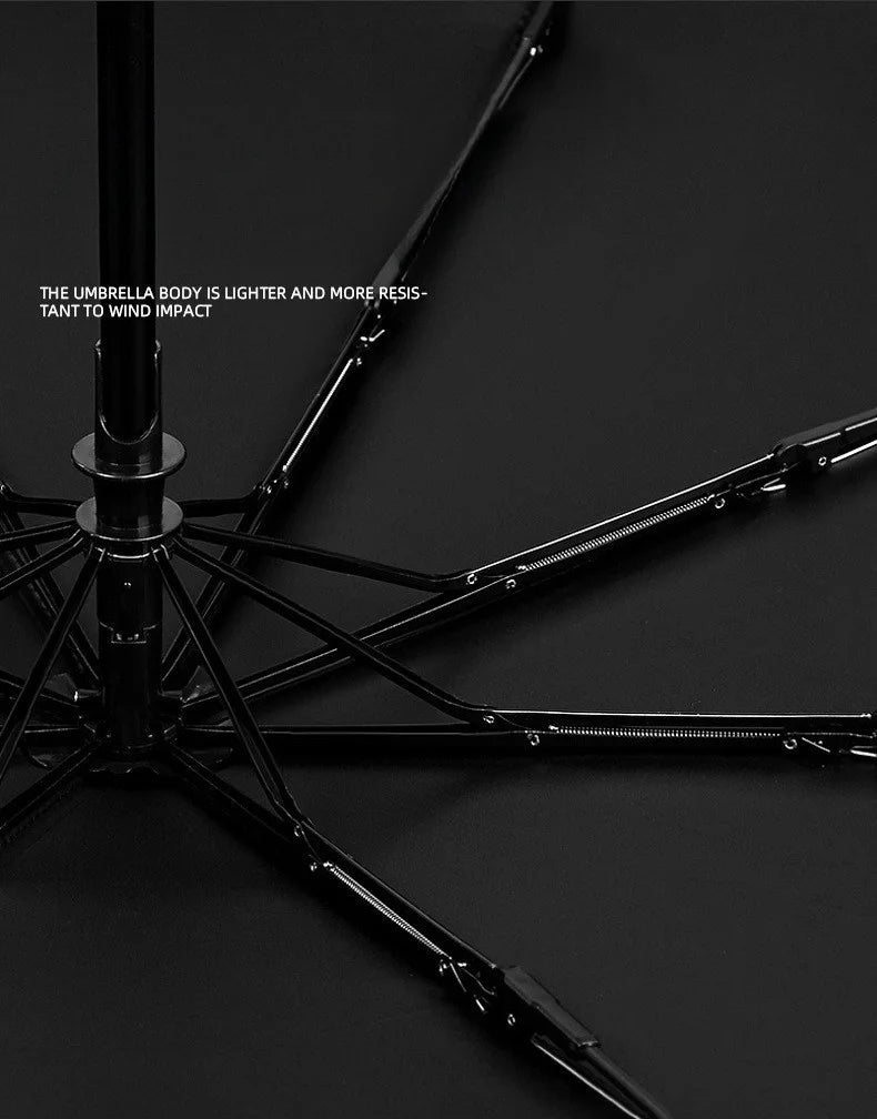 Automatic umbrella eight bone vinyl sunshine and rain dual-purpose sun