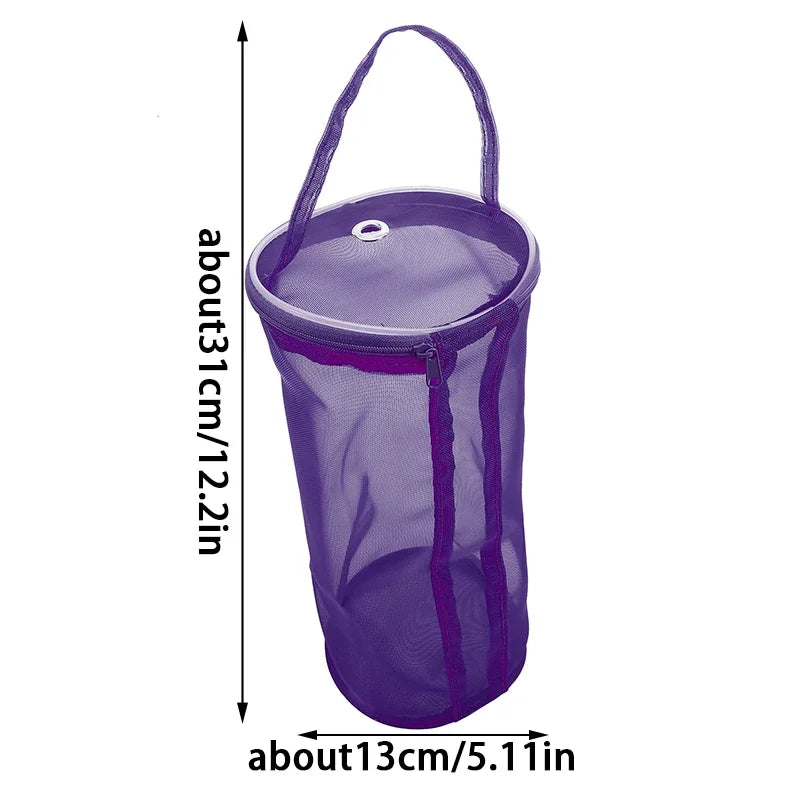 Portable Yarn Storage Bag Hollow Mesh Knitting Wool Yarn Bags Crochet