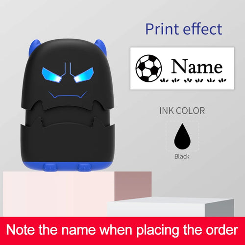 Custom Cartoon Baby Name Stamp Kit - Reusable for Cotton/Modal Clothes