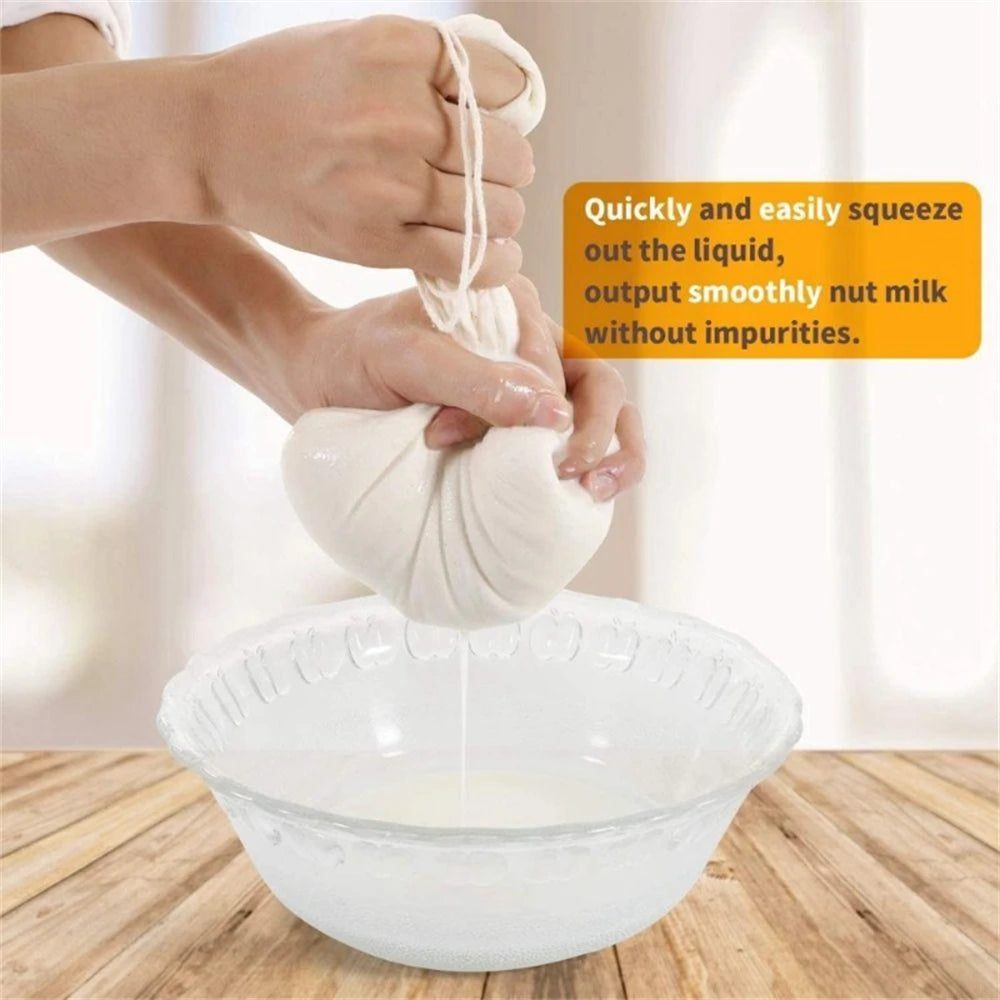 Reusable Cotton Gauze Kitchen Items Tofu Cheese Filter Cloth Butter