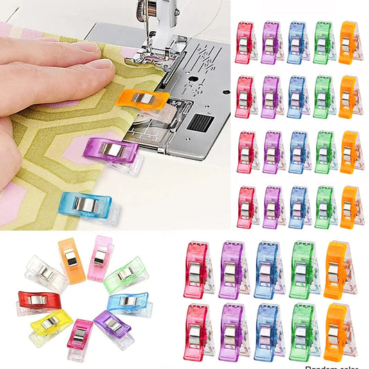 50PCS Sewing Clips Colorful Clips Multipurpose Plastic Craft