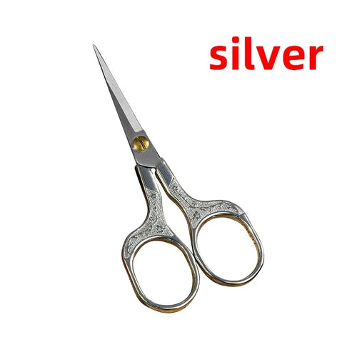 1PC Sewing Scissors Stainless Steel Retro Embroidery Tailor Scissors