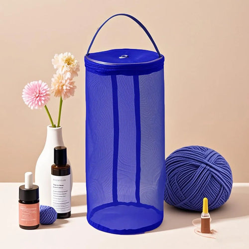 Portable Yarn Storage Bag Hollow Mesh Knitting Wool Yarn Bags Crochet