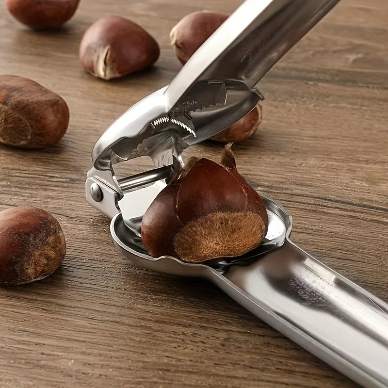 2In1 Chestnut Opener Machine Chestnut Clip Walnut Pliers Sheath Cutter