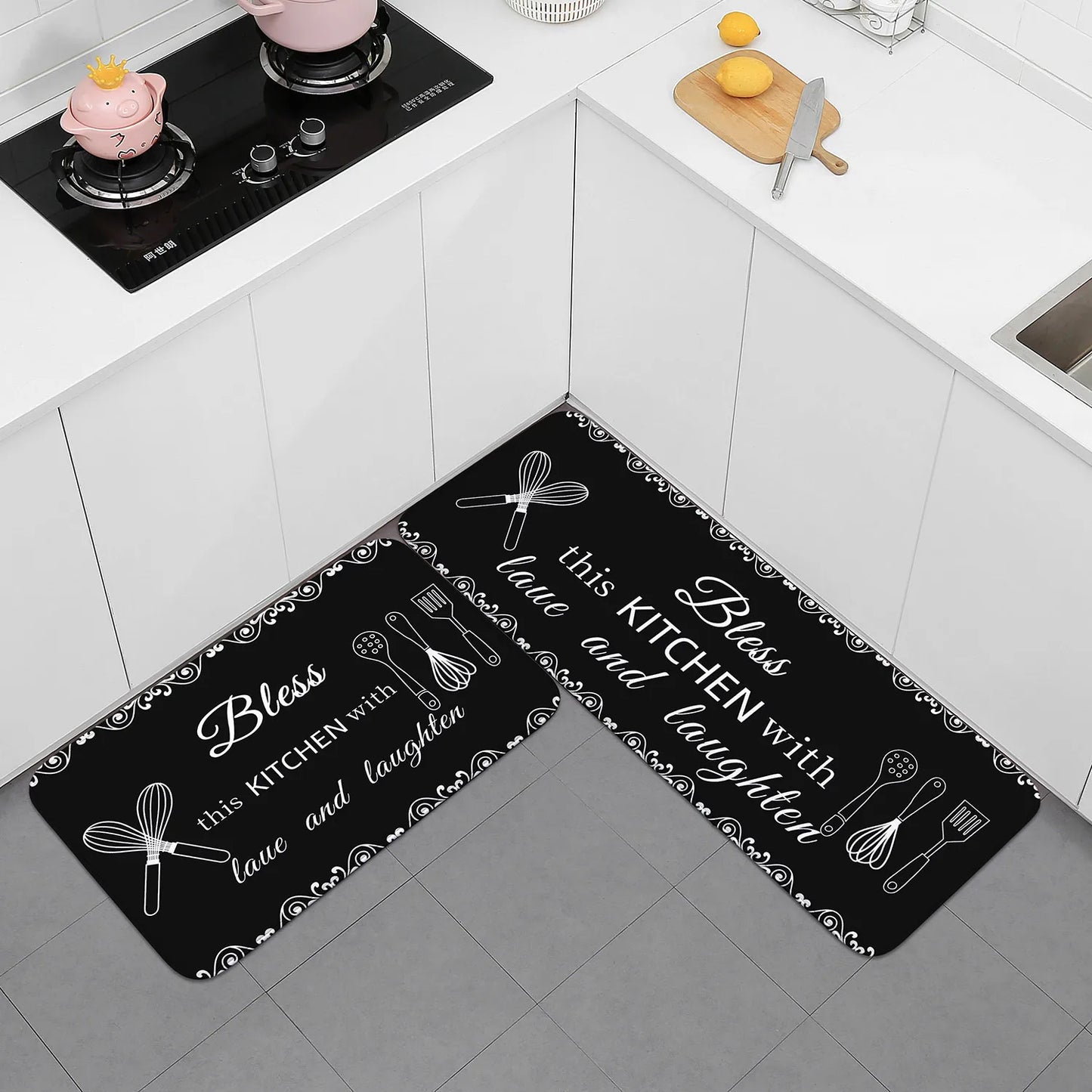 Multi-purpose Sponge Water Absorption Mat: Kitchen, Bathroom Bathroom