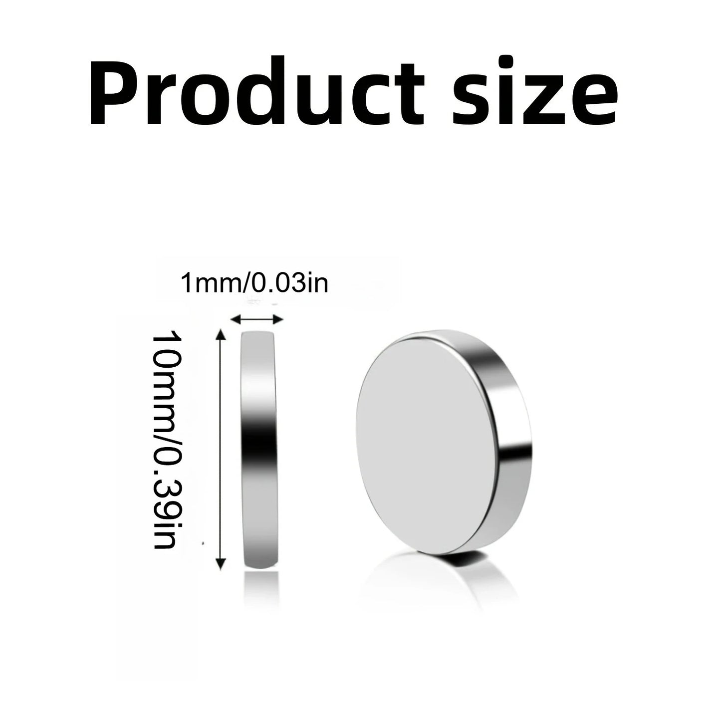 10x1/10x2/10x3mm-20/50/100pcs circular refrigerator magnets widely
