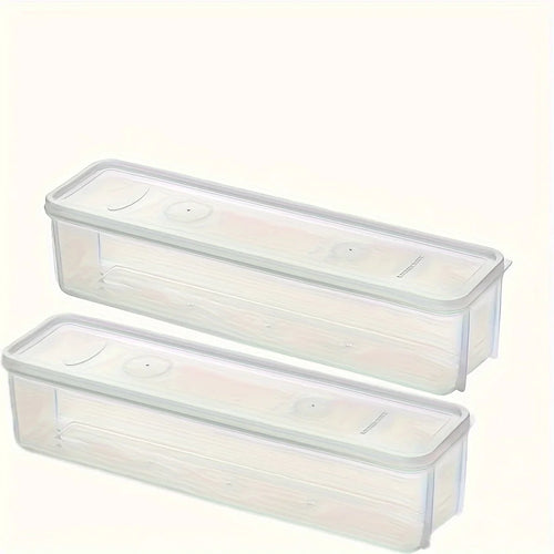 2pcs Refrigerator fresh-keeping storage box, fresh-keeping