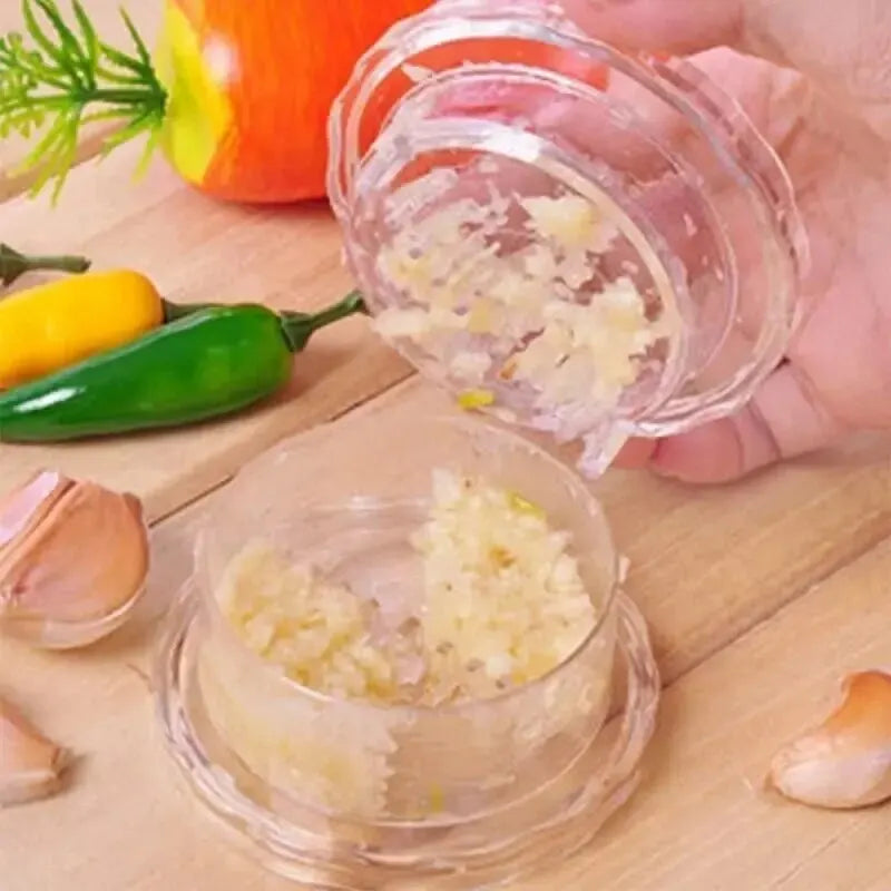 1PC New Kitchen Multifunctional Garlic Crusher Manual Garlic Press