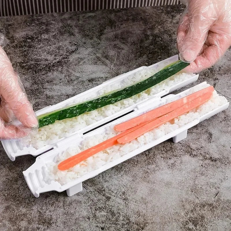 DIY Cylinder Sushi Making Machine Quick Sushi Bazooka Japanese Rolled