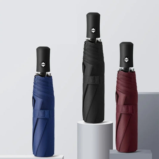 Automatic umbrella eight bone vinyl sunshine and rain dual-purpose sun