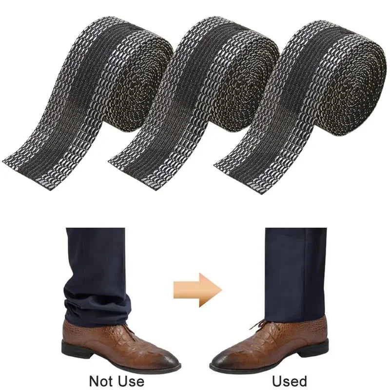 DIY Sewing Fabric Self-Adhesive Pants Paste Iron on Pants Edge Shorten
