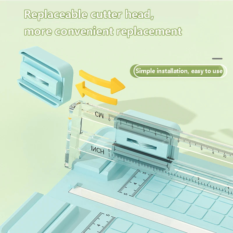 1PC 4 in 1 two-way paper cutter, manual office paper cutter, send 4
