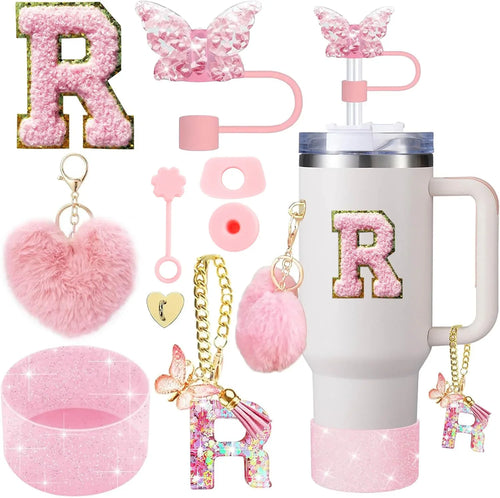9PCS Cup Accessory Set for Stanley 30oz 40oz Butterfly Straw Cover Cap