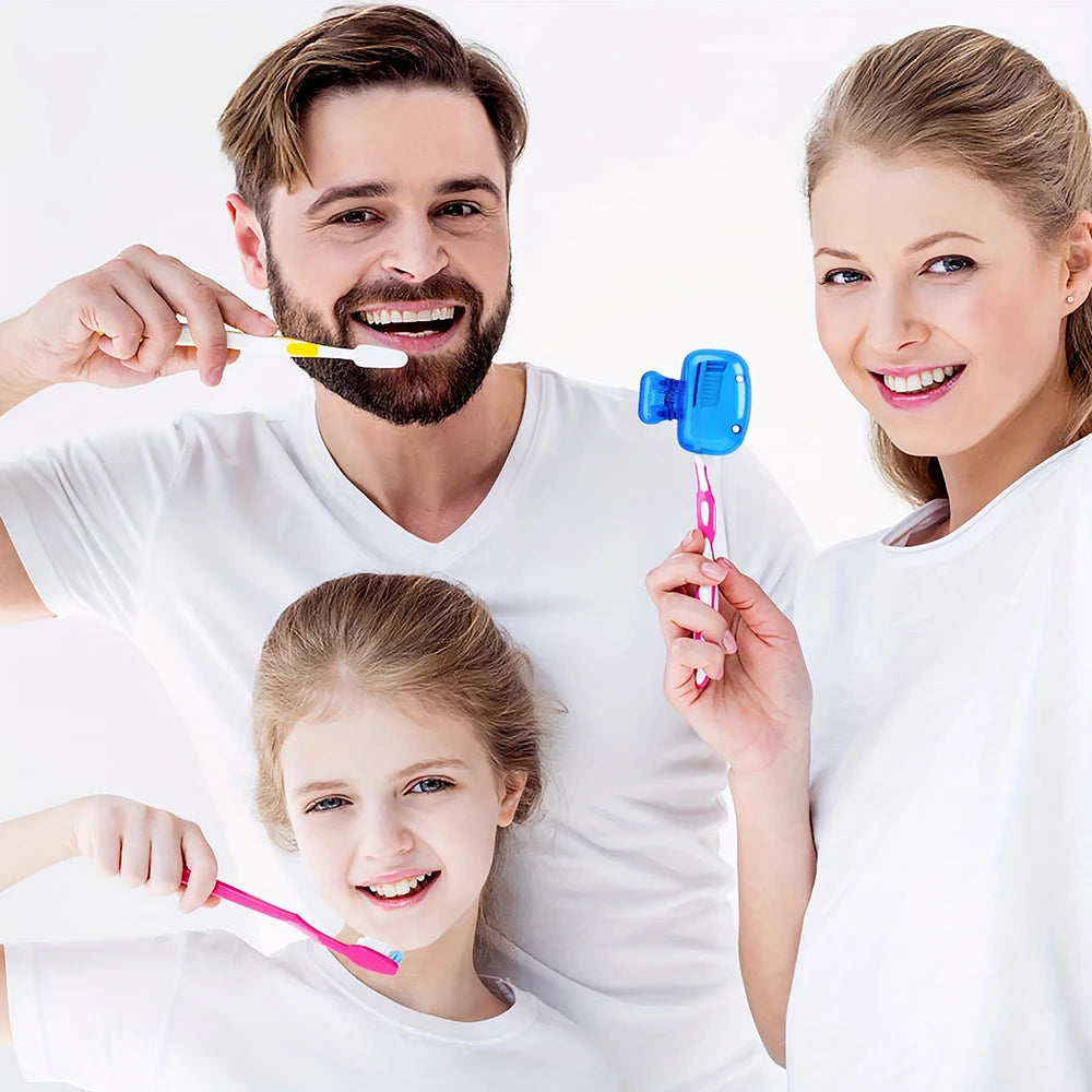 Travel Toothbrush Head Covers Toothbrush Protector Cap Brush Pod Case