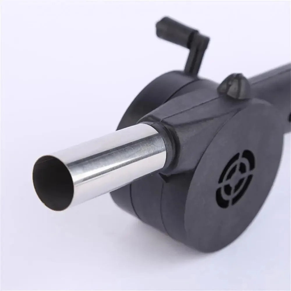 Hand-cranked Air Blower Barbecue Fan Mini Portable BBQ Grill Fire