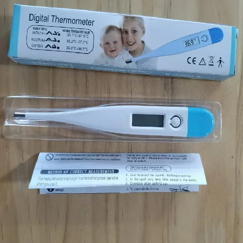 Digital Water Thermometer Accurate Oral and Armpit Temperature Reading