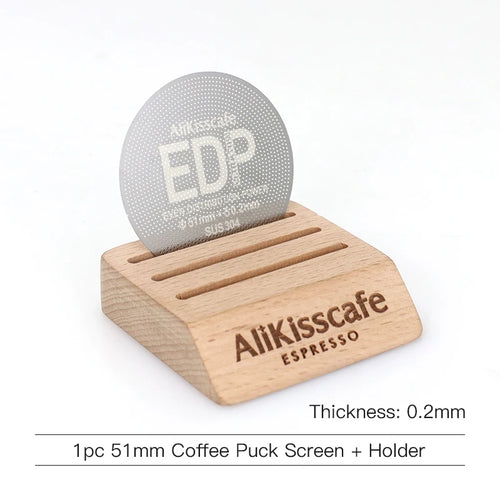 Alikisscafe Coffee Puck Screen 0.2mm Espresso Filter 51mm 53.5mm