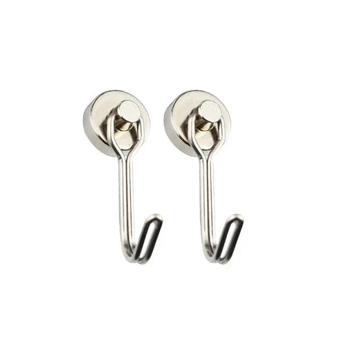 Heavy 1/2/4/8Pcs Duty Magnetic Hooks Strong Neodymium Magnet Hook
