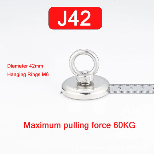 Super Strong Neodymium Fishing Magnet Hook N52 Heavy Duty Rare Earth