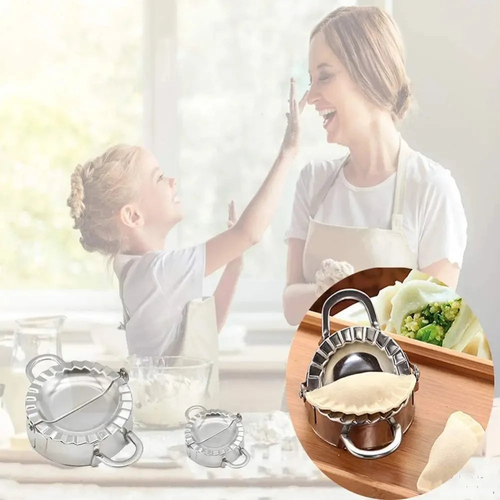 Stainless Steel Dumpling Maker Dumpling Skin Mold Ravioli Maker Press