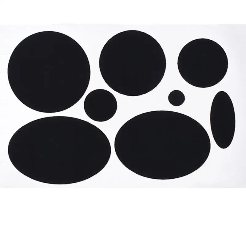 Self Adhesive Black Patches For Down Jackets Pants Clothes Repair