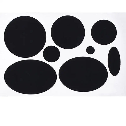 Self Adhesive Black Patches For Down Jackets Pants Clothes Repair