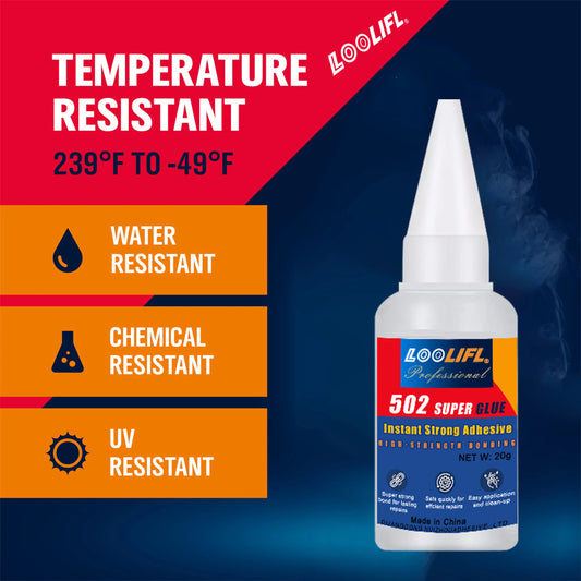 LOOLIFL Professional 502 Fast Glue Waterproof Universal Repair
