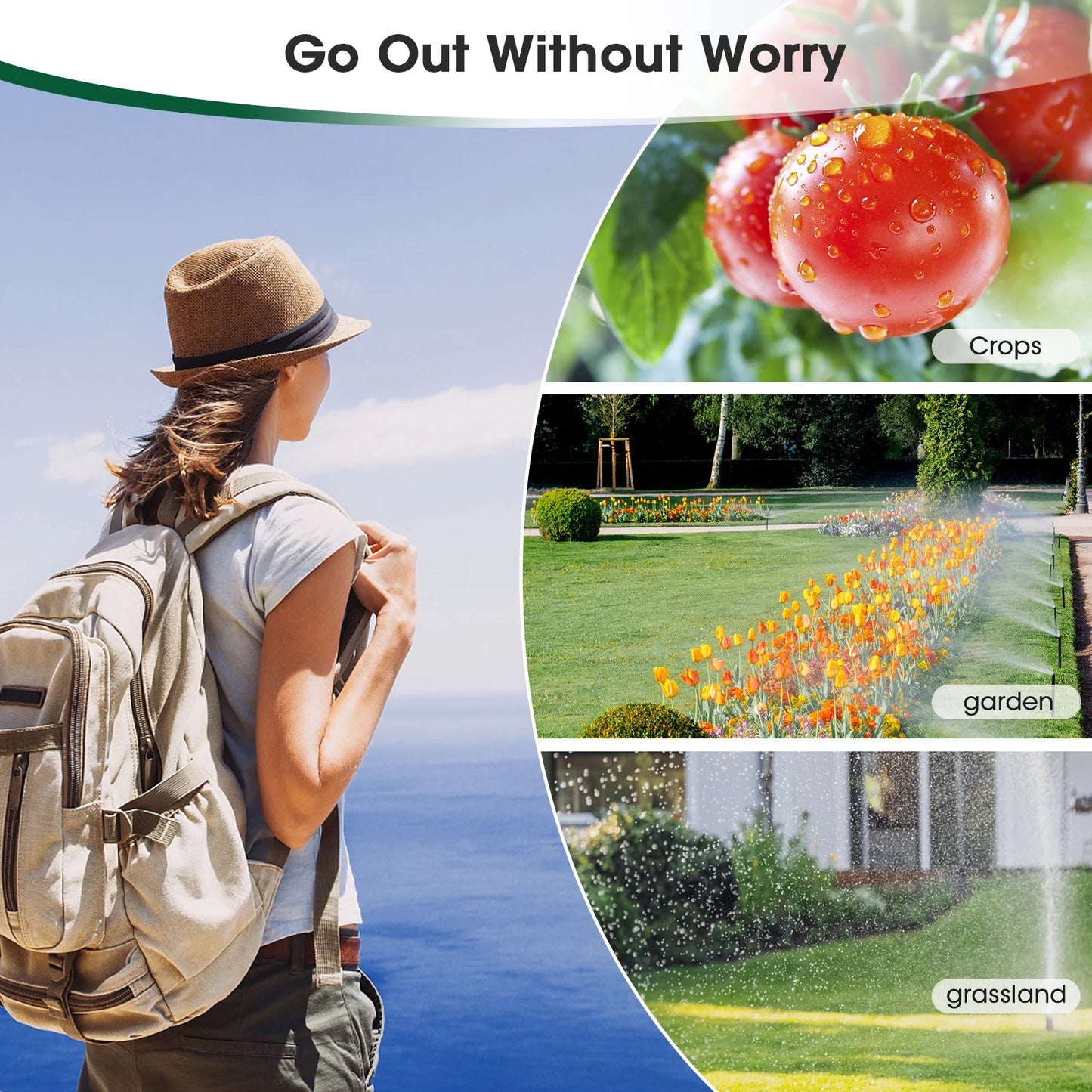 Insoma Smart Irrigation Watering System Dual Outlets Automatic Water