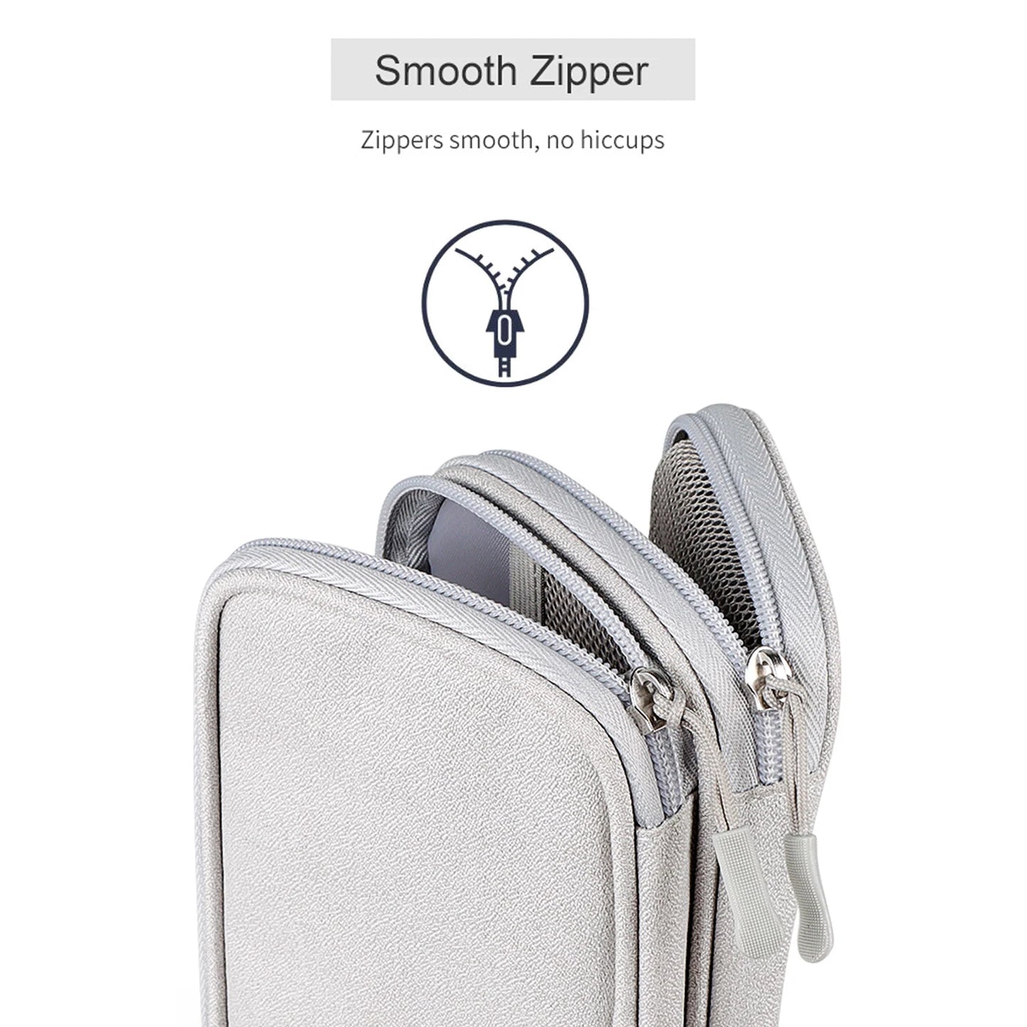 Data Cable Storage Bag Waterproof Travel Organizer Bag Portable Carry